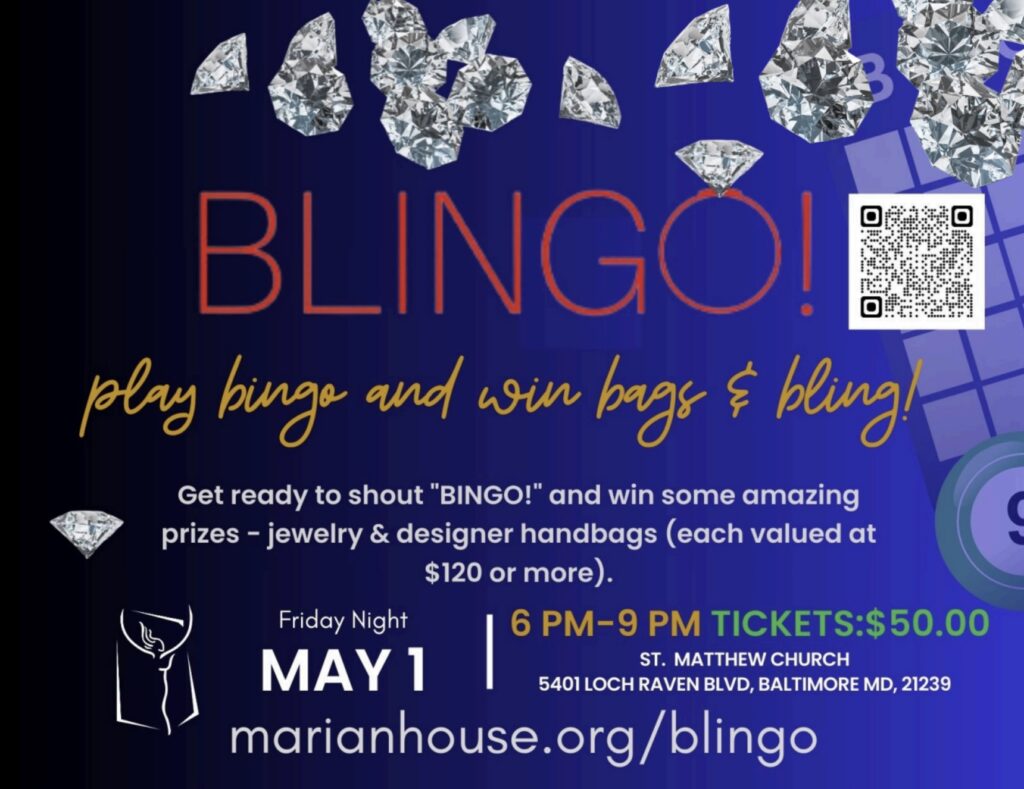 Blingo flyer, details below flyer.
